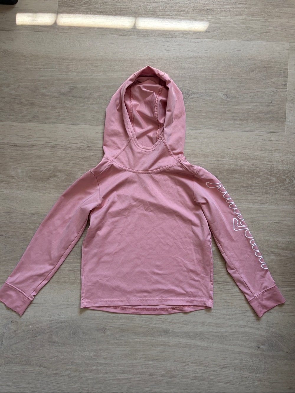Patagonia Pink Capilene Silkweight Sun Hoody 5T